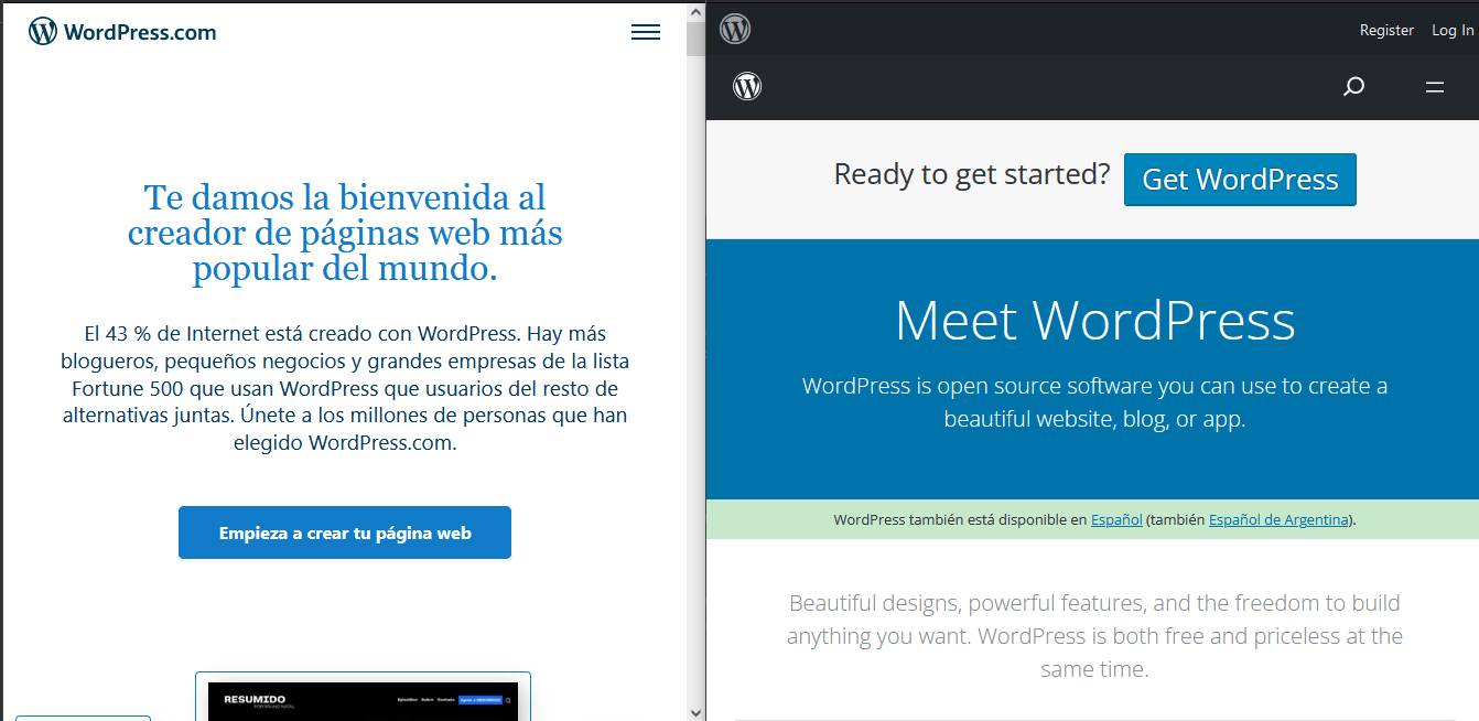 wordpress.org vs wordpress.com